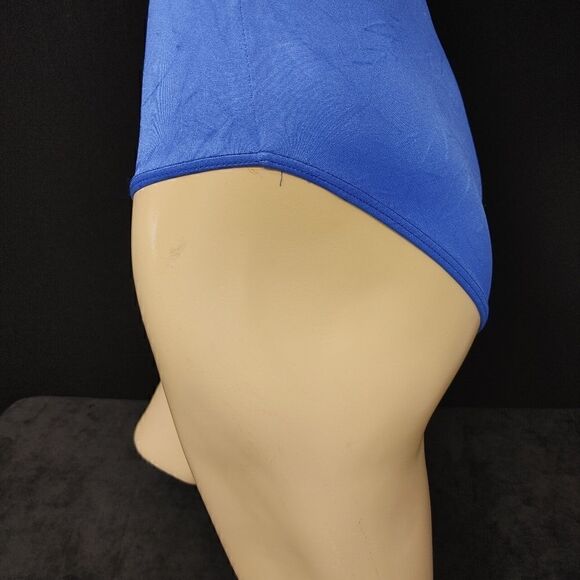 LADIES NYLON-LYCRA STRETCH PANTIES ROYAL BLUE - Picture 2 of 2